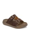 EL PASO Men Brown Faux Leather Ultra Comfortable Casual Slip On Sandals EP55703Brown_10