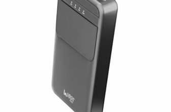 Ubon 20000 mAh 15W Fast Charging Power Bank | Multiple Ports | Smart Ic Protection | for iPhone, Android & Other Devices, Black – PBX2002