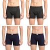 Pepe Jeans Innerwear Cotton Solid Trunk for Men – XL (Pack of 4) Charcoal Melange