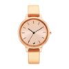 Fastrack Glitch Quartz Analog Rose Gold Dial Peach Leather Strap Watch for Girls – NT6234WL01