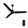 Crompton Energion Hyperboost 1200mm BLDC Ceiling Fan | Point Anywhere Remote Control | BEE 5 Star Rated Energy Efficient | Superior Air Delivery | 2 Year Brand Warranty | Matte Black