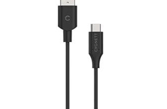 Cygnett Essentials USB-C 2.0 to USB-A Cable 2M – PVC Black
