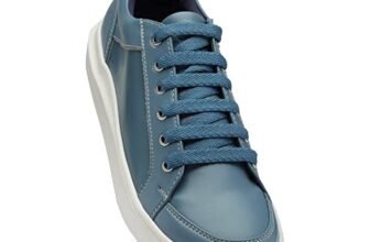 SOLETHREADS Lucid | Lightweight Soft Comfortable with Extra Cushion Lace-Up Casual Sneaker for Women | 6UK | Blue