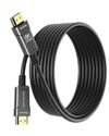 BlueRigger 8K HDMI 2.1 Fiber Optic Cable, Ultra HD, High Speed Cable/AOC Support 48 Gbps@60 Hz, 4K@120Hz, eARC, Dynamic HDR, HDCP 2.2|2.3, Compactible with Dolby Vision, PS4(50 Feet/15 Meter)