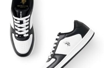 U.S. Polo ASSN. Rein 2.0 Black Sneakers Shoes with Premium Upper