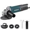 WONDERCUT 1200W Professional WC-AG-0807 Angle Grinder 100mm Disc, 11000RPM, Copper Motor, with Back Switch
