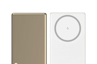 Toreto Magsafe Wireless 10000Mah Fast Charging USB Type-C Input Power Bank, 20W Output for iPhone 12 & Above, Android & Other Qi Enabled Devices + Magnetic Ring (eon Ultra, White+Gold)