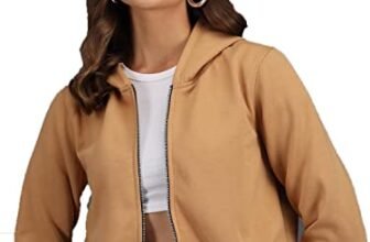 KOTTY Womens Full Sleeve Solid Hooded Sweatshirt (Beige,L)_KTTWOMENSWEATSHIRT45L