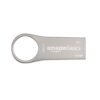 Amazon Basics 128 GB USB 3.0 Pen Drive | Flash Drive | Read Speed Upto 110 MB/s | with Key Ring | Metallic (Silver)