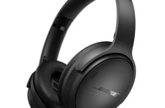 Bose NEW QuietComfort Wireless Noise Cancelling Headphones, Bluetooth Over Ear Headphones with Up to 24 Hours of Battery Life – Black