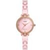 TIMEX Womens 28 mm Mother of Pearl Pink Dial Ceramic Bracelet Analogue Watch – TWEL15701 (WTITWEL15701, Not assigned, Not assigned)
