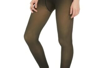 Fort Collins Women’s Thermal Leggings – Ultra-Warm, Stretchable Winter Wear with Soft Fleece Lining Black