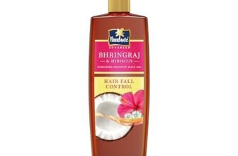 Parachute Advansed Bhringraj & Hibiscus enriched Coconut Hair Oil| Reduces Hair Fall| Helps Promotes Hair Growth|Up to 10x Less Hair Fall|For Healthy Scalp For Men & Women| Thicker & Stronger Hair| Suitable for All Hair Types |300ml