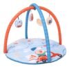 TIDY SLEEP Baby Play Gym | Activity Play Gym with 4 Detachable Toys, | Foldable & Travel-Friendly (Delicious Tour), Multicolor, 1 Count