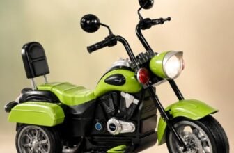 Lifelong Royal Electric Ride On Motor Bike for Kids, Semi Assembled Rechargeable Toy Bike One Touch Start,Light and Music, Long Battery Life, 3 Wheels, Comfortable Seat for 1-6 Yrs (LLEV99)