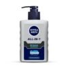 NIVEA MEN All in 1 Charcoal Face Wash | Natural Charcoal, Gluta, AHA & Vitamin C | Helps Reduce the Appearance of Tan | Removes Excess Oil and Minimizes Pores | For Bright Radiant Skin | 150g