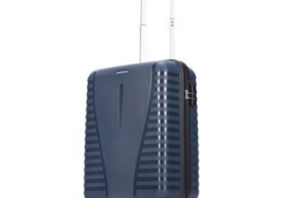 Aristocrat Airpro 8-Wheel Cabin Size Hard Case Trolley Bag, Poseidon Blue