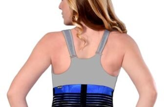 Dr Trust USA Lumbar Support Belt for Back Pain Relief, Orthopedic Adjustable Lumbo sacral Spine Strain Belt For Backache, Posture Corrector, Waist, Lower Back Support For Men/Women -329 (Small)