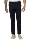 Vogaan Mens Lycra Blend Stretchable Trouser Pant Regular Fit Navy Blue