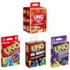 ​Mattel Games UNO Greatest Hits Gift Pack with 3 Card Games, UNO, UNO Flip & UNO Show ‘em No Mercy for Kids, Teens, Grown-Ups & Family Nights & Parties
