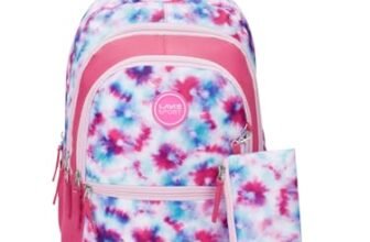 Lavie Sport Dreamscape Backpack | 22 Liters | Rain Cover | Gift for Boys & Girls