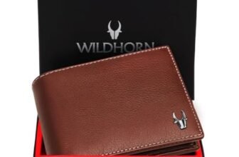 WildHorn Genuine Leather Wallet for Men | Slim Bifold Wallet with RFID Blocking | Multiple Card Slots & Coin Pocket | Premium Leather Mens Wallet