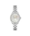 BOSS Sage Qtz Basic Silver White Round Dial Women’s Analog Watch|Stainless Steel Material|Silver Color Band – 1502726