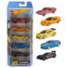 Hot Wheels 5-Car Pack of 1:64 Scale Vehicles, Gift For Collectors & Kids Ages 3 Yrs & Up-Color & Design May Vary, Multi color