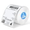 MOREBLUE® 4×6 Direct Thermal Label 70gsm (400 Labels Roll), Premium Self-Adhesive Strong Sticky Labels, Jam-Free Smudge-Proof Thermal Printer Labels for Courier & Online Sellers 1Roll