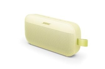 Bose SoundLink Flex (2nd Gen) Portable Wireless Bluetooth Speaker Small Powerful for Outdoor Parties, Up to 12H Runtime, IP67 Waterproof and Dustproof, Lemon Yellow