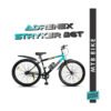 Adrenex Stryker 26T | 85% Pre- Assembled | 26 T (inch) Mountain Cycle(Single Speed, Blue, Black, Rigid)