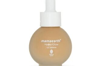 Mamaearth Hydra-Glow CC Serum with Vitamin C & Hyaluronic Acid – Peach – 30 ml | Hydrates Skin | Natural Coverage| SPF 30