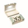 Bahubali Digiglam® Gold Printed LED Floral Gift Box | Glossy Wedding Shagun | Fancy Cash, Jewellery & Gifting | Decorative Lighted Gaddi Box for Festivals & Occasions (Too Leaf, Pack of 1)