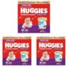 Huggies Complete Comfort Wonder Pants | Pant Style Baby Diapers Medium Size (M), 100 Count | India’s Fastest Absorbing Diaper, Prevents Diaper Rash, Ideal for 7 to 12 Kgs (50 Count, Pack of 6)