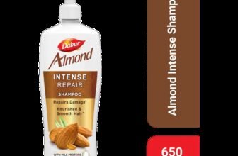Dabur Almond Shampoo for Dry Hair Nourishes & Smoothens Hair(650 ml)