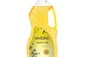 Amazon Brand – Vedaka Olive Oil | 2 L | For Indian Cooking | Contains MUFA | Ideal for Frying, Roasting, Sauteing | Naturally Antioxidant | Extra Light | Neutral Flavour