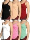 Lux Karishma Women’s Slips – 100% Pure Cotton, Super Soft, Best Value(Pack of 6)(Color mayvary)-75cm