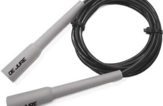 De Jure Fitness Adjustable Slim Shape Skipping Rope for Weight Loss & Fitness | PVC Speed Jump Rope with Comfortable Grip Handles | Adjustable Length for Kids & Adults