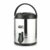 Prabha Splash Travel Jug Thermo Star Premium Stainless Steel Insulated Water Jug with Pull-Tap Dispenser | Double-Walled Hot & Cold Beverage Camplite with Portable Carrying Handle (20 Liter)
