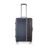Tommy Hilfiger Millennia X Mid Hard Luggage – Black |Check-in Trolley Bag with TSA Lock | 360° Spinner Double Wheels | Telescopic Handle | Polycarbonate Hardshell Suitcase | 60L Capacity | 68Cm