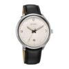 Titan Timeless Treasures Quartz Analog with Date White Dial Black Leather Strap Watch for Men – 10023SL05