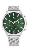 Tommy Hilfiger Green Dial Round Shaped Casual Men Watch_TH1710499W