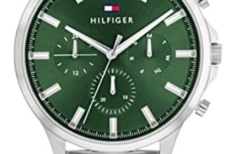 Tommy Hilfiger Green Dial Round Shaped Casual Men Watch_TH1710499W