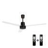 Nippo Vayou 1200mm Power 28W BLDC Ceiling fan with remote control|7 Speed settings|BEE 5 star rated Energy Efficient fans|upto 70% energy savings|Free 1+1 remote|3 years warranty|Black&White