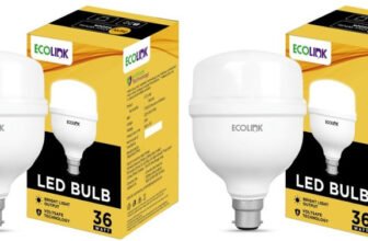 EcoLink 36 W Eye Safety Compliance Standard B22 LED Bulb(White, Pack of 2)