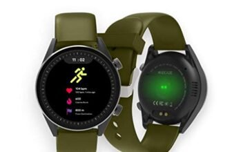 WatchOut Wearables Presents MadGaze : World’s First Gesture Controlled & 4G IoT Enabled Smartwatch (Military Green Silicone)