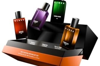 Djokr Next Chapter Men’s Perfume Gift Set | 4 x 20 ml Eau de Parfum – Zephyr, Magnate, Terra Sage, Amber Oud | Long-Lasting Fragrance | Pack of 4 Premium Perfumes for Men