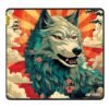 Ant Esports Wolf Mouse Pad 260X210X3mm Anti-fray Stitching, Gaming Mouse Pad Waterproof Surface & Non-Slip Rubber Base Stitched Edges Gaming Mouse Mat for Laptop,Compatible with Laser and Optical Mice