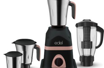 Edel by Lifelong Premio 2.0 800 W Juicer Mixer Grinder(Premio 2.0 | 4 Jars | Black)