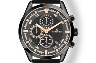 Daniel Klein Grey Dial with Leather Strap Watch for Men – DK.1.14291-3
